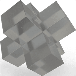 Sculpture Abstract cubes