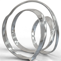 Sculpture Brass spiral