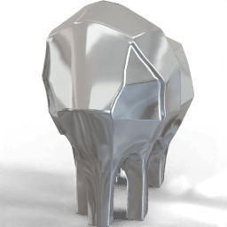 Sculpture Geometric elephant