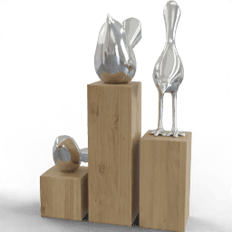 Sculpture Metal birds
