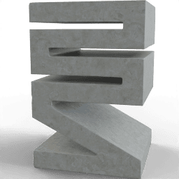 Sculpture Unfold travertine