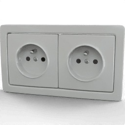 Plug Type E double horizontal
