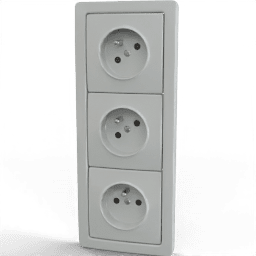 Plug Type E triple vertical
