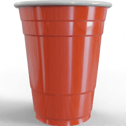 Party cup Solo red