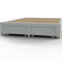 Bed Upholstered platform drawers