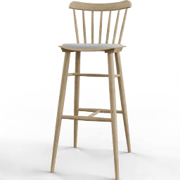 Chair Bar Ironica wooden
