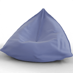 Seating Beanbag fabric folded rim
