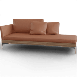 Sofa 2seat leather scandinavian luxury