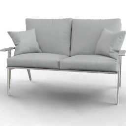 Sofa Metal outdoor loveseat