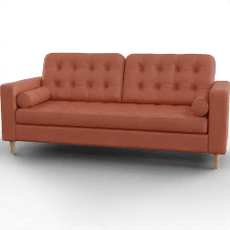 Sofa Tufted square arm