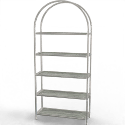 Bookshelf Metal frame round