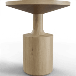 Table Circular wood side