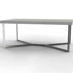 Table Coffee metal concrete rectangular
