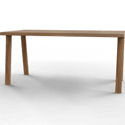 Table Dining handmade multipart rectangular