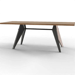 Table Dining handmade rectangular