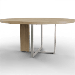 Table Dining one leg thick