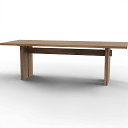 Table Dining wide legs