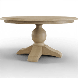 Table Round x legs taper