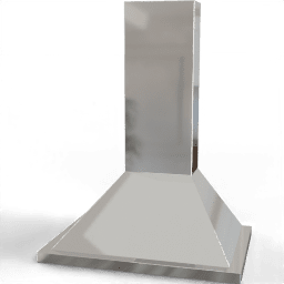 Cooker hood Pyramid shape metallic