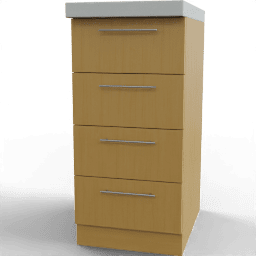 Cabinet Base Alba drawers small