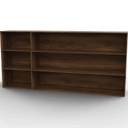 Cabinet Wall Chalet shelves double