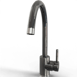 Faucet Single steel black