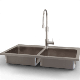 Sink Double chrome