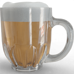 Drinkware Glass beer pint filled