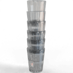 Drinkware Glass water B stacked