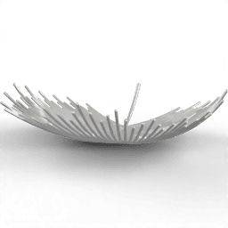 Tray Brass leaf