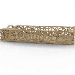 Tray Ornate wooden