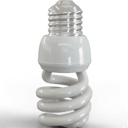 Light Bulb fluorescent small spiral