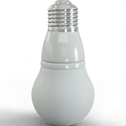 Light Bulb standard medium milky glass