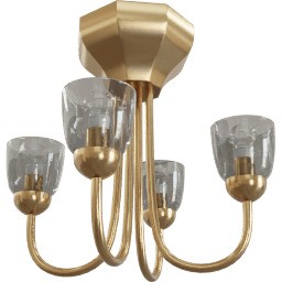 Lamp Ceiling hanging chandelier 4shade