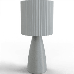 Lamp Standing table rounded cone