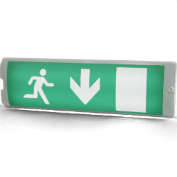 Sign Exit wall infographic C
