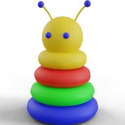 Toy Figure circles