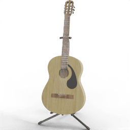 Music Acoustic guitar with stand