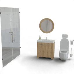 Bathroom Full small shower