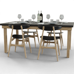 Table Dining 4seat scandinavian