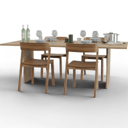 Table Dining 4seat simple