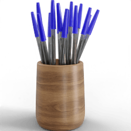 Pen Holder colored pens