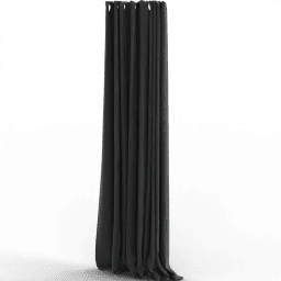 Curtain Harvey closed puddled
