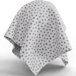 Fabric Bedding pattern dots