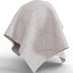 Fabric Bedding pattern overlaying geometry