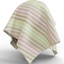Fabric Bedding pattern triplestripe gradient green