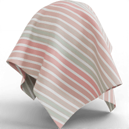 Fabric Bedding pattern triplestripe gradient pink