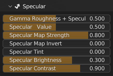 specular customization