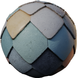 ASPHALT Colored Tiles