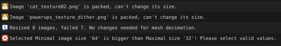 adaptive optimize log